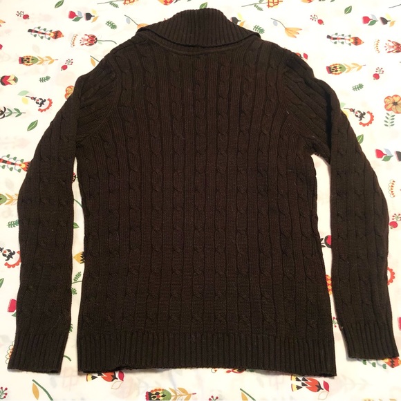 Brown Jones New York button up cardigan.  Size S.  Very good condition. - Picture 4 of 4